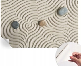Design fali fotótapéta Öntapadós Harmonikus hullámok 416x254 cm