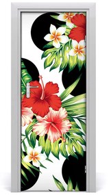 Ajtóposzter öntapadós Hawaii mintás 75x205 cm