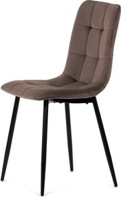 Étkezőszék barna, bársony anyag CT-281 BR4