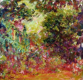 Reprodukció The Artist's House from the Rose Garden (1922–24), Claude Monet