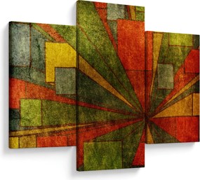 A geometriai absztrakció képe (90x60 cm)