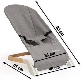 PETITE&MARS - Baba hintáztató CALMY szürke