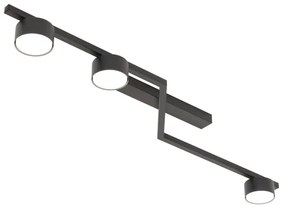 Mennyezeti lámpatest SKAN 3xGX53/12W/230V fekete