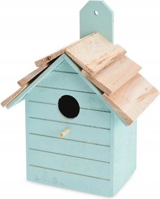 Madárház türkiz dekoratív menedék kerti dekoráció fülke