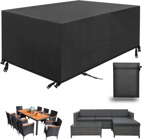 Védőhuzat kerti bútorokhoz fekete 200x160x70 Aipwerer