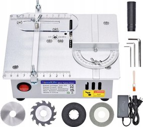 Asztali mini fűrész famegmunkáláshoz elektromos asztali körfűrész 220V