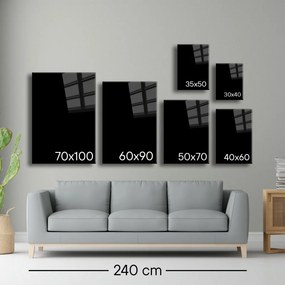 Camtbl-045 edzett üvegkép, 50 x 70 cm