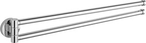Aqualine - Fali törölközőtartó forgó SAMBA 47 cm fényezett króm