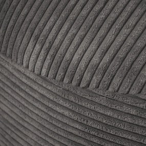 Krémszínű kordbársony babzsákfotel Om 110 – SLOWDOWN