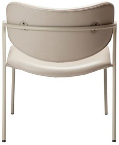 Bézs bőrutánzat fotel Zed – DAN-FORM Denmark