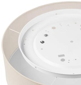 SIRJA mennyezeti lámpa 2xE27/60W/230V, 45 cm, krém színű