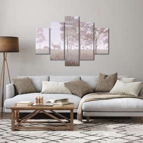 Kép - Monokróm erdő (150x105 cm)