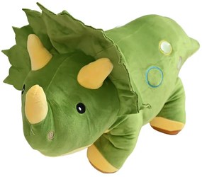 Plüss DÍNÓ zöld babatakaróval belül