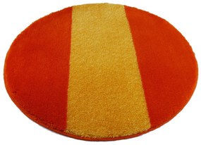 Fürdőszoba-szőnyeg ATHENA Narancssárga - Narancssárga / Kör Ø 90 cm
