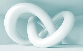 Fotótapéta Absztrakt csomó fehér kék modern design 350x250 +ragasztó