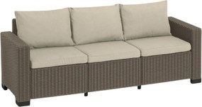 Keter 3 személyes kerti kanapé California 199 x 68 x 72 cm, cappuccino