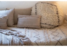 Fehér gyapjú puff Berber Soul – Lorena Canals