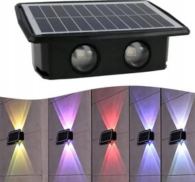 Kültéri napelemes fali lámpa kerti veranda táj dekoráció 4 Led