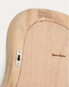 Fali tükör tömörfa kerettel 44x68 cm Selem – Kave Home