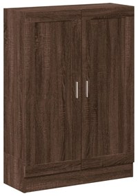 barna tölgy színű szerelt fa könyvszekrény 82,5 x 30,5 x 115 cm