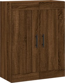 vidaXL barna tölgy szerelt fa fali szekrény 69,5 x 34 x 90 cm