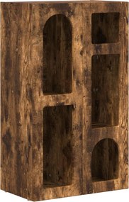 vidaXL Széf Füstölt tölgy 59 x 35 x 100,5 cm Faanyag