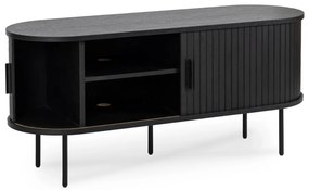 Tv Állvány Fekete Színben. Rtv TRISH 120 cm.