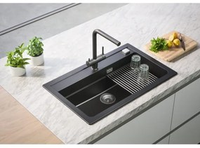 ALVEUS 1139808 - Mosogató csap AGUILA 33,3 cm gránit/fekete