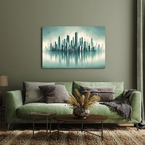 Kép modern város panorámája