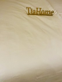 Világosbarna damaszt lapok TiaHome - 1x Párna 90x70cm, 1x Paplan 140x200cm