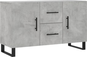 vidaXL betonszürke szerelt fa tálalószekrény 100 x 36 x 60 cm
