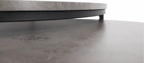 Két dohányzóasztal készlet, beton/fekete, IKLIN