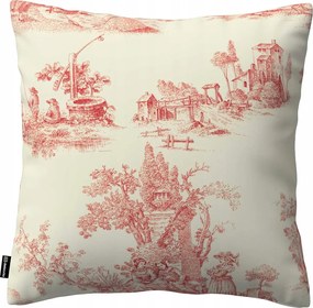 Dekoria Kinga párnahuzat ekrü háttér, piros figurák