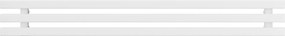Dekorációs Radiátor Vízszintes 180/21 Fehér Matt Sima