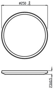 Philips - LED Dimmelhető kültéri lámpa SUPERSLIM LED/15W/230V IP54 fekete