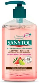 Antibakteriális folyékony szappan, 250 ml, SANYTOL Konyhai (KHH737)