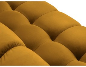 Bali sárga bársony sarokkanapé, bal oldali - Cosmopolitan Design