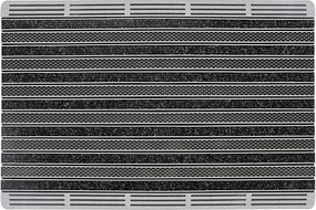 Lábtörlő Kültéri Ajtó Alá 60x90 Nagy Prémium Gumi Cipő Ezüst