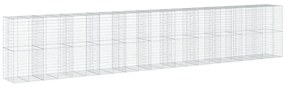 horganyzott vas gabion kosár fedéllel 1100 x 100 x 200 cm
