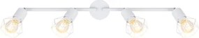 Globo 54802W-4 Spotlámpa fém fehér, rácsból font búrával. HxSZxM:600x80x195, exkl. 4xE14 40W 230V