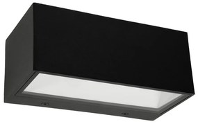 PREZENT 31313 TANUK Modern Kültéri Fali Lámpa Fehér, Fekete LED IP44