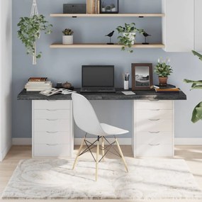sötétbarna kezelt tömör tölgyfa asztallap 180x40x(2-6) cm