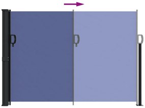 kék kihúzható oldalsó napellenző 140 x 300 cm