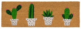 Kókuszrost lábtörlő 25x75 cm Cactus – Casa Selección