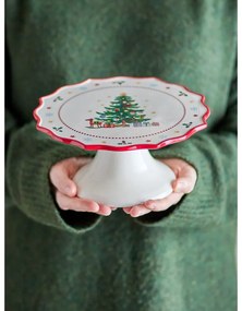Kerámia emeletes kínálótálca karácsonyi mintával Naive – Bloomingville