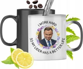 Duda András Színváltó Mágikus Bögre fényképes nyomtatással