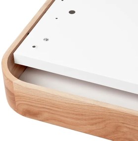 Mennyezeti lámpa OAK SQUARE 4xE27/15W/230V 45x45 cm tölgy