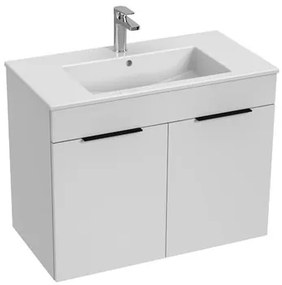 Jika Cube fürdőszobaszekrény mosdóval 80x43x62,2 cm fehér h4537521763001 5375.2.176.300.1
