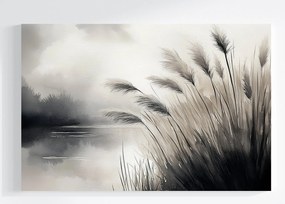 Vászonkép Canvas Tájkép Kilátás Tó Pampas Fű 120x80