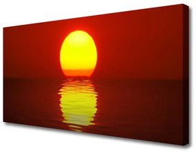 Vászonkép nyomtatás Sunset Landscape 125x50 cm